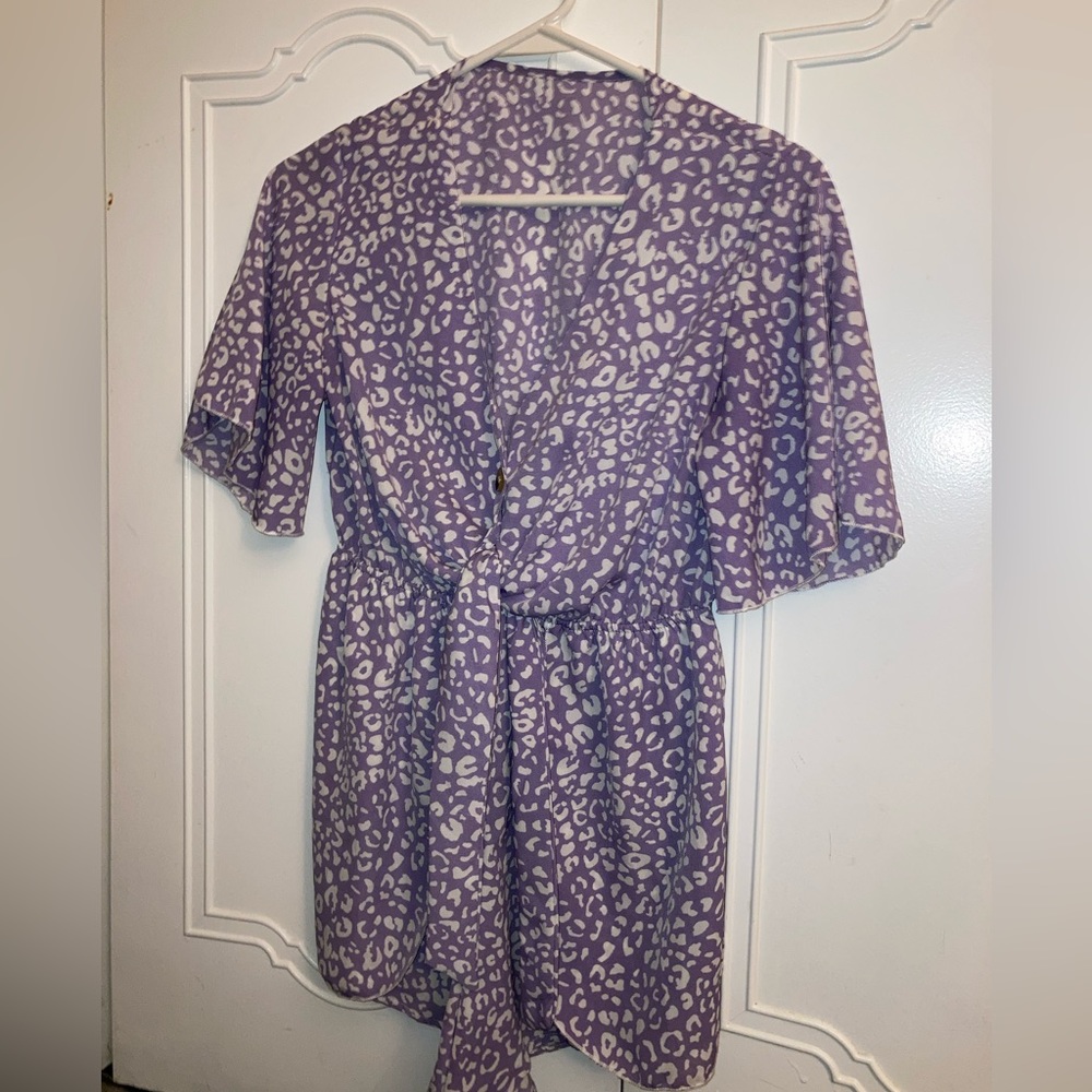 Shein Leopard Romper